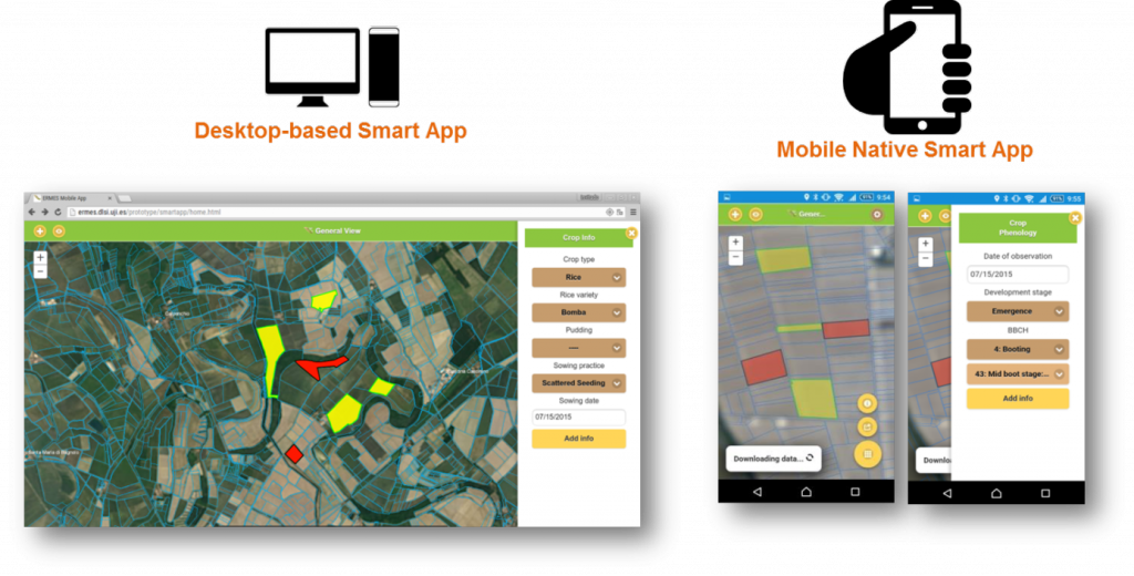 ERMES smart App and Geoportal